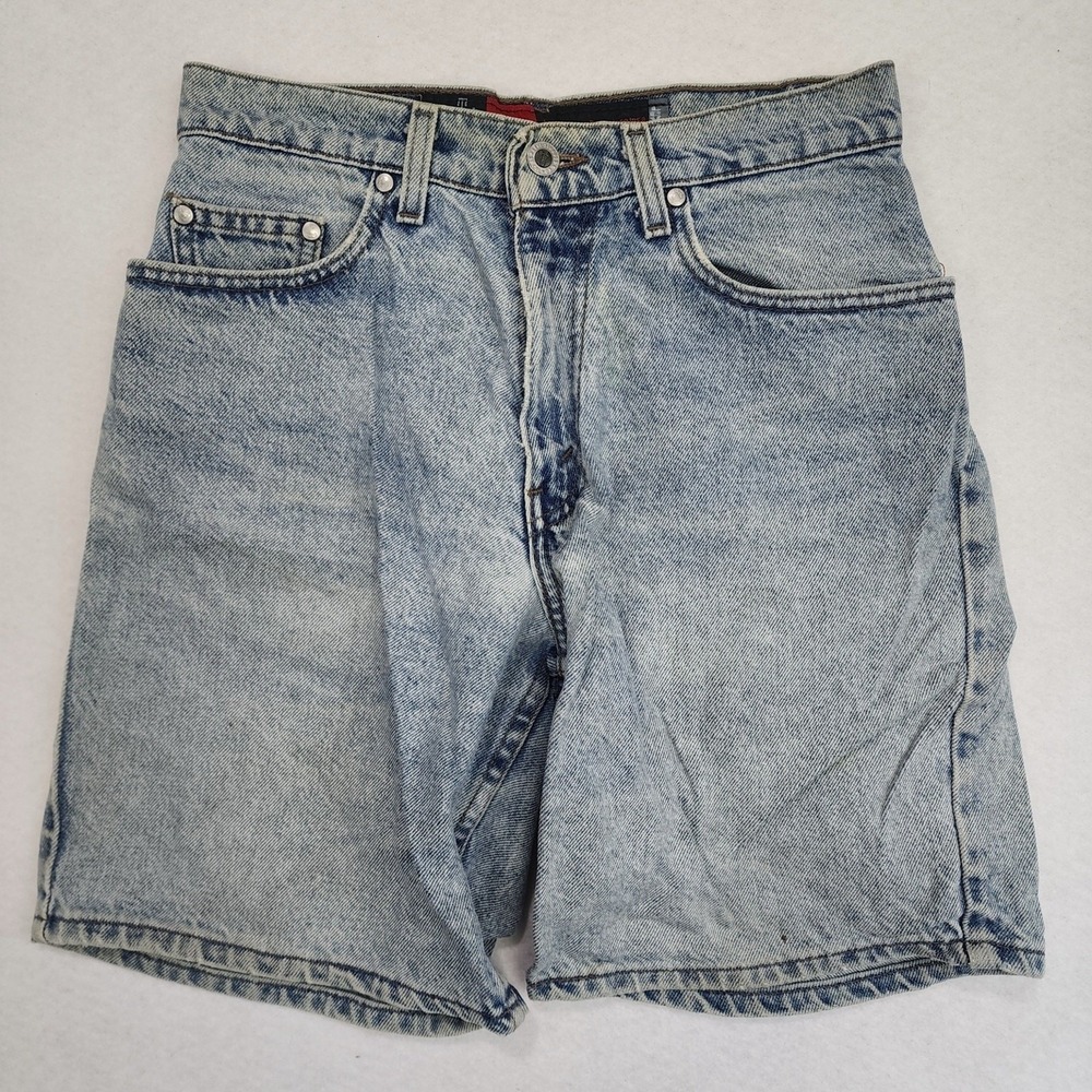 Vintage Levi Strauss & Co SilverTab Shorts Mens 29 Blue Denim Loose Fit Baggy